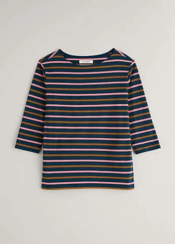 Seasalt Cornwall Navy Sailor Top | Grattan