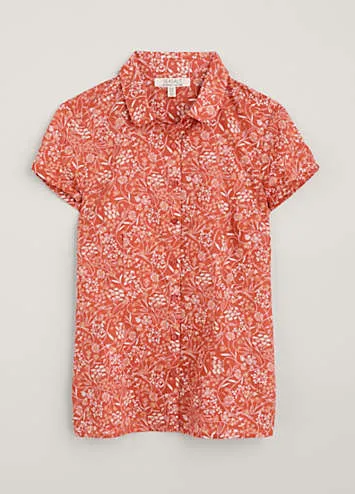 Seasalt Cornwall Orange Rushmaker Shirt | Grattan