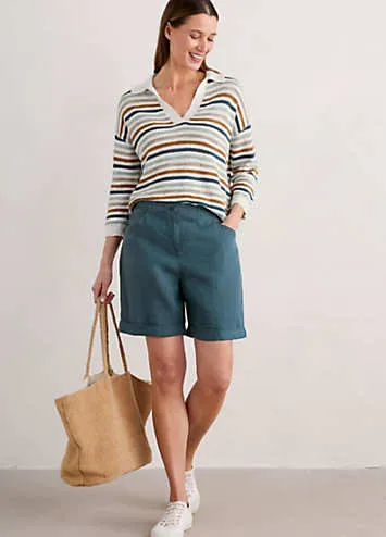 Seasalt Cornwall Penderleith Linen Shorts | Grattan