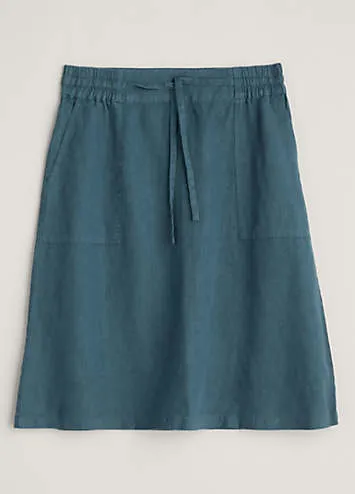 Seasalt Cornwall Pepper Moth Linen Skirt | Grattan