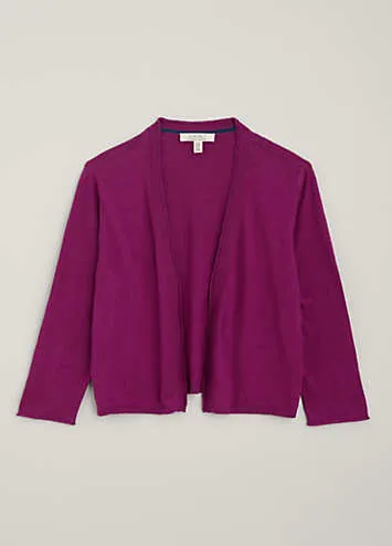 Seasalt Cornwall Purple Vanessa Cotton Cardigan | Grattan