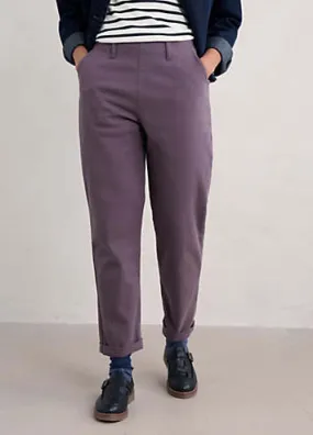 Seasalt Cornwall Purple Waterdance Trousers | Grattan