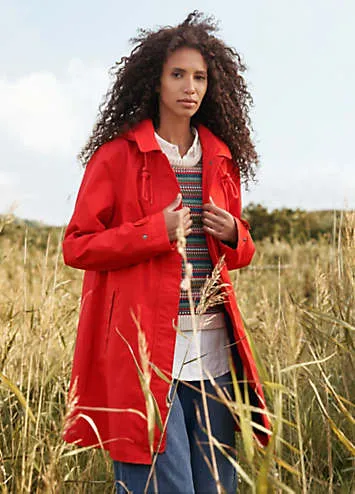 Seasalt Cornwall Red Cloudburst Mac | Grattan