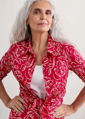 Seasalt Cornwall Red Larissa Shirt | Grattan