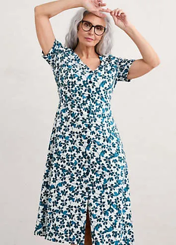 Seasalt Cornwall Teal Lilian Dress | Grattan