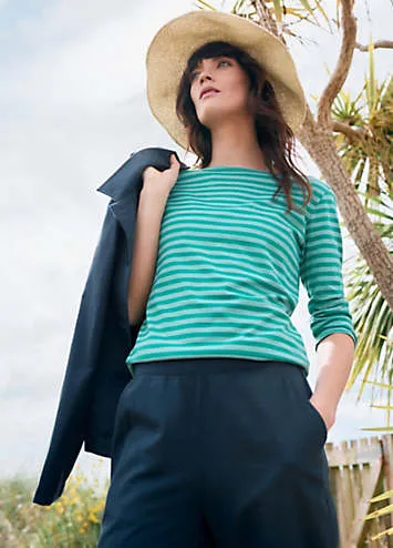 Seasalt Cornwall Teal Sailor Top | Grattan