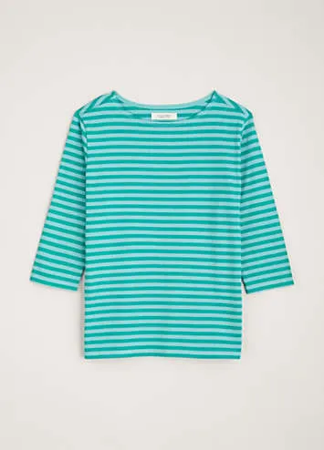 Seasalt Cornwall Teal Sailor Top | Grattan