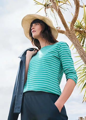 Seasalt Cornwall Teal Sailor Top | Grattan