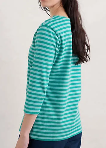 Seasalt Cornwall Teal Sailor Top | Grattan