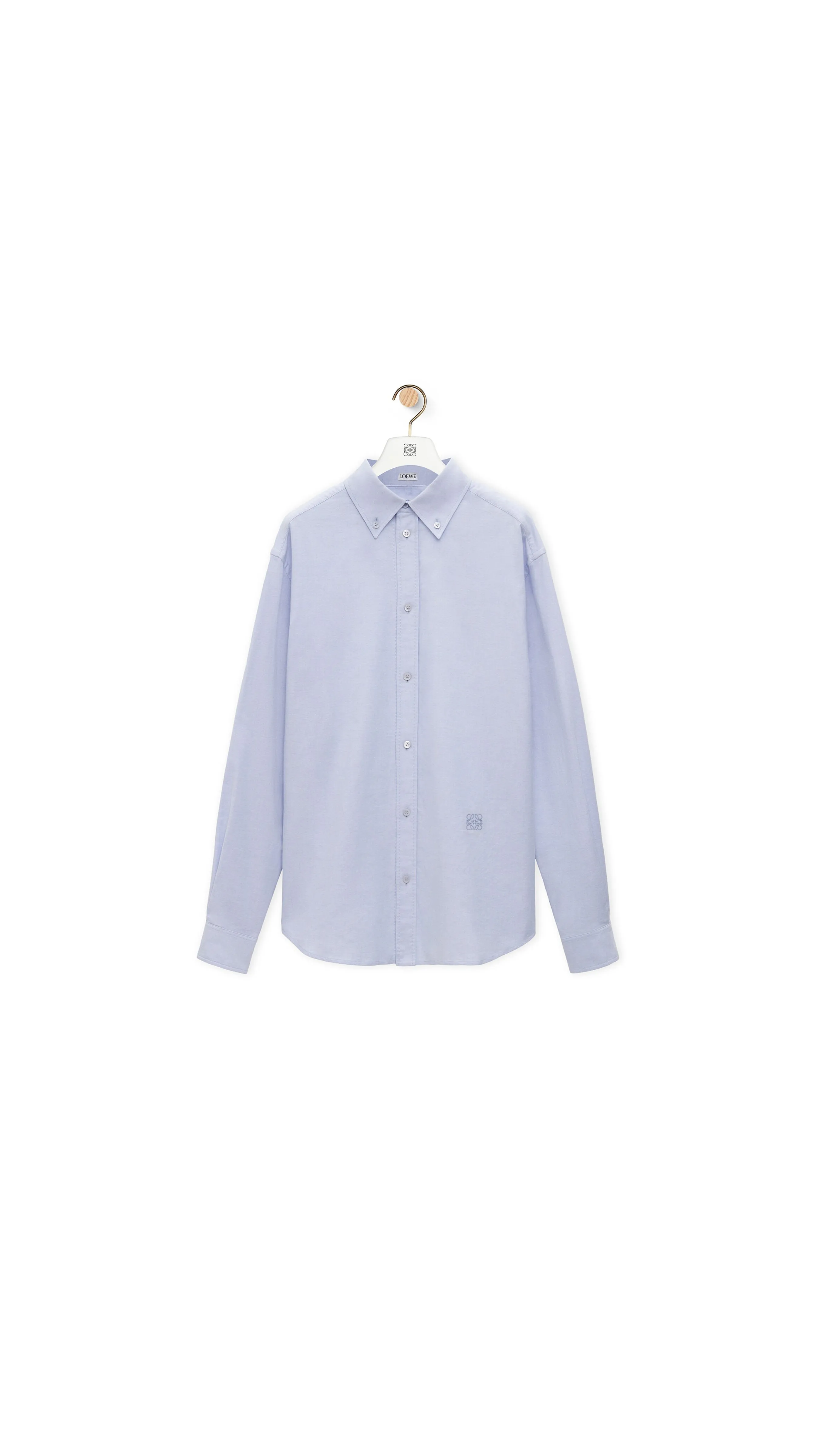 Shirt In Cotton - Blue