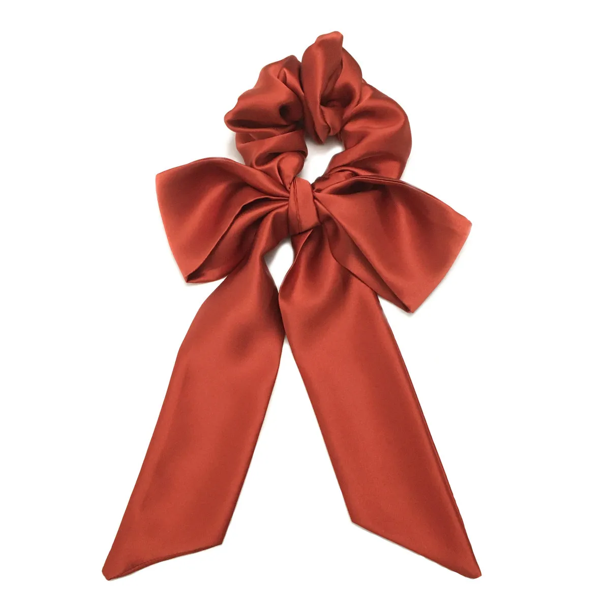 Silk Scarf Scrunchie - Sienna