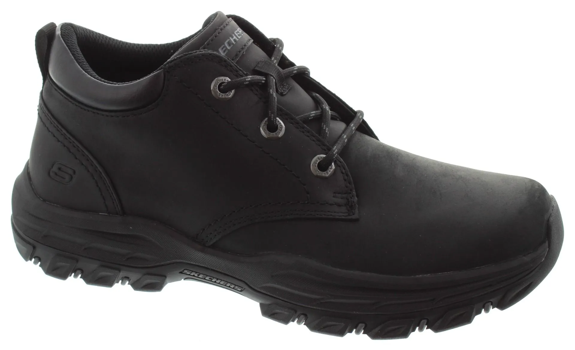 SKECHERS Mens 204921 Ramhurst Lace Ankle Boots In Black