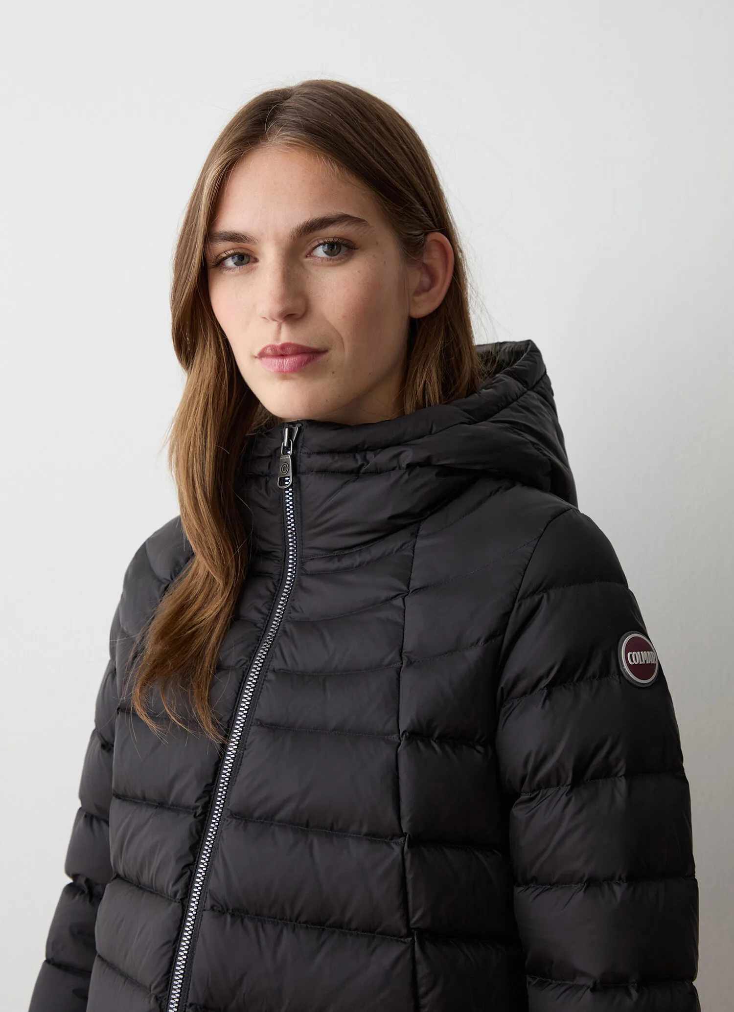 Slightly A-line down jacket-