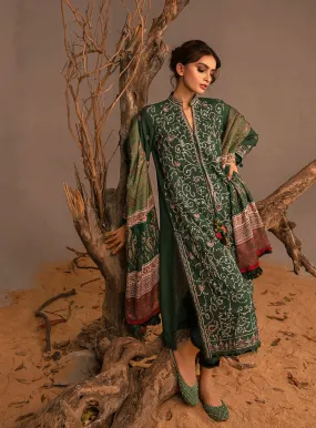 Sobia Nazir Embroidered Karandi Unstitched 3 Piece Suit - SN23AW 1B