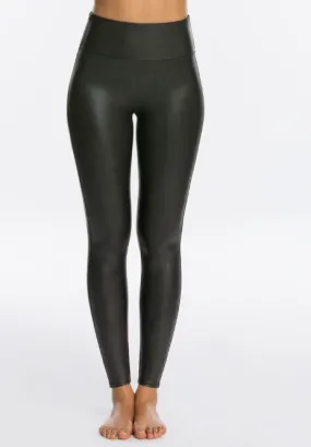 Spanx Faux Leather Black Leggings