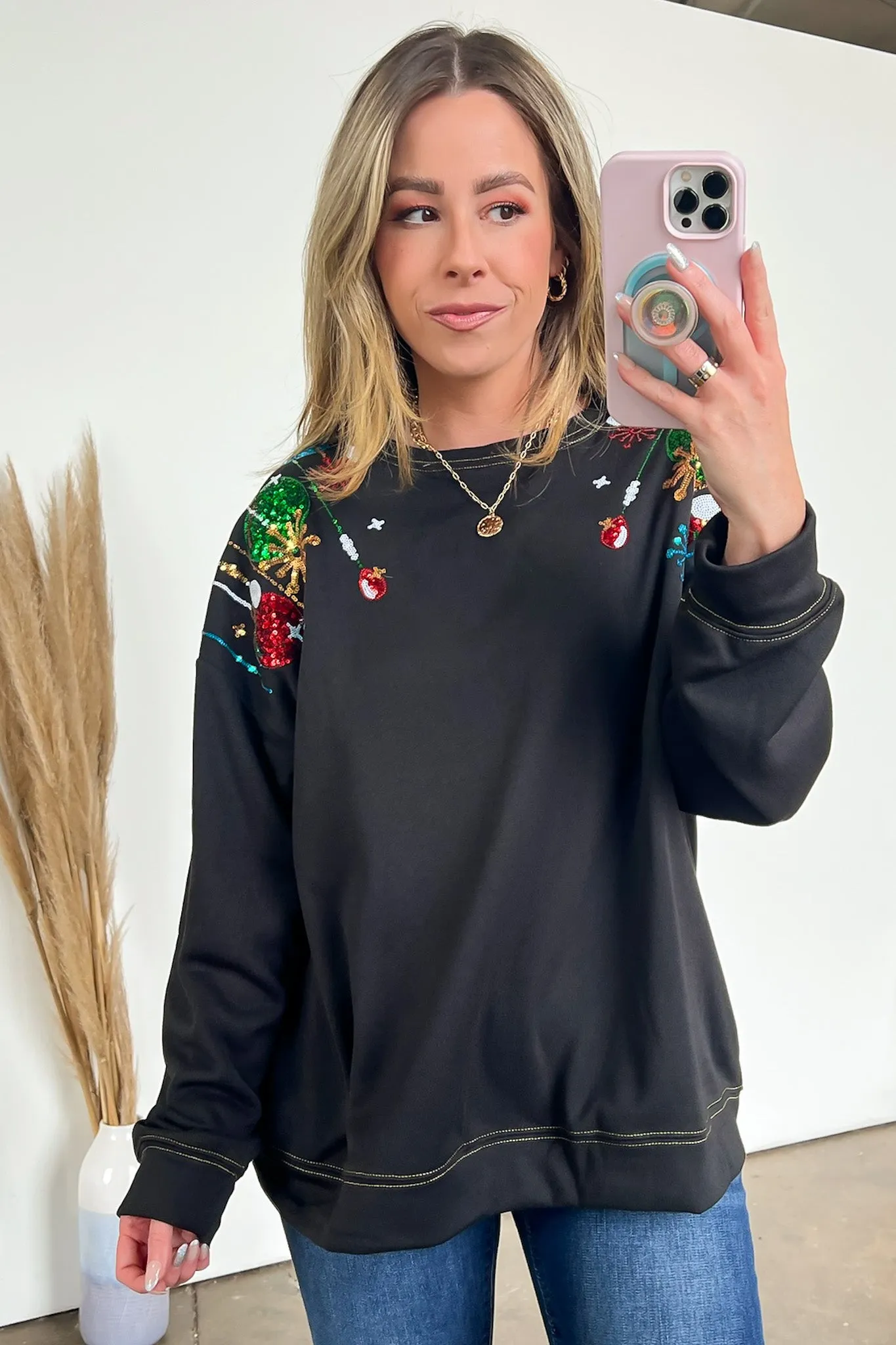 Sparkle This Season Holiday Ornament Sweatshirt - FINAL SALE