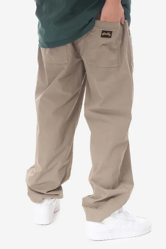 Stan Ray cotton trousers beige color