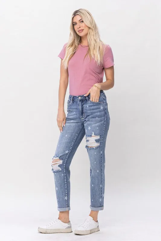 Star Crossed Boyfriend Jeans