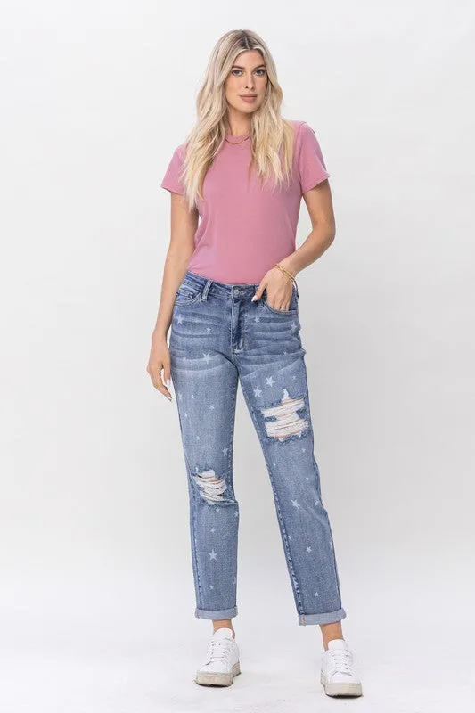 Star Crossed Boyfriend Jeans