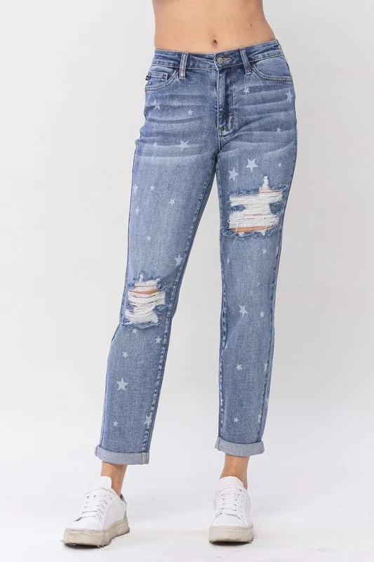 Star Crossed Boyfriend Jeans