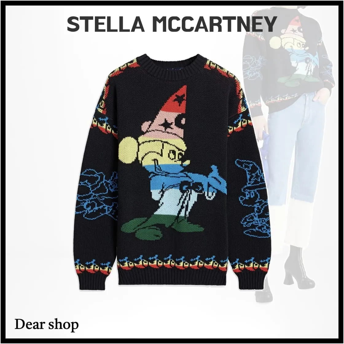 Stella McCartney  |Collaboration Long Sleeves V-neck & Crew neck