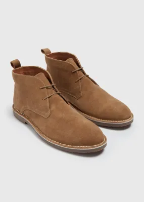 Stone Suede Desert Boots