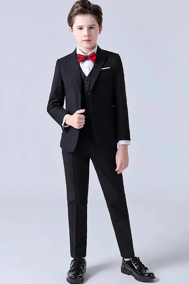 Suit for boys: 3 pieces Set - Black