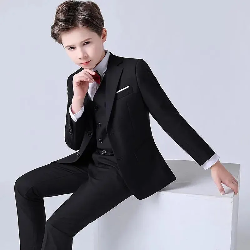 Suit for boys: 3 pieces Set - Black