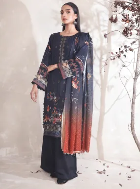 Swarovski Chandi By Alif Embroidered Viscose Unstitched 3 Piece Suit - 01