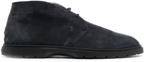 Tod's suede desert boots Blue