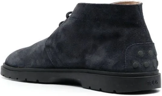 Tod's suede desert boots Blue