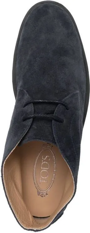 Tod's suede desert boots Blue