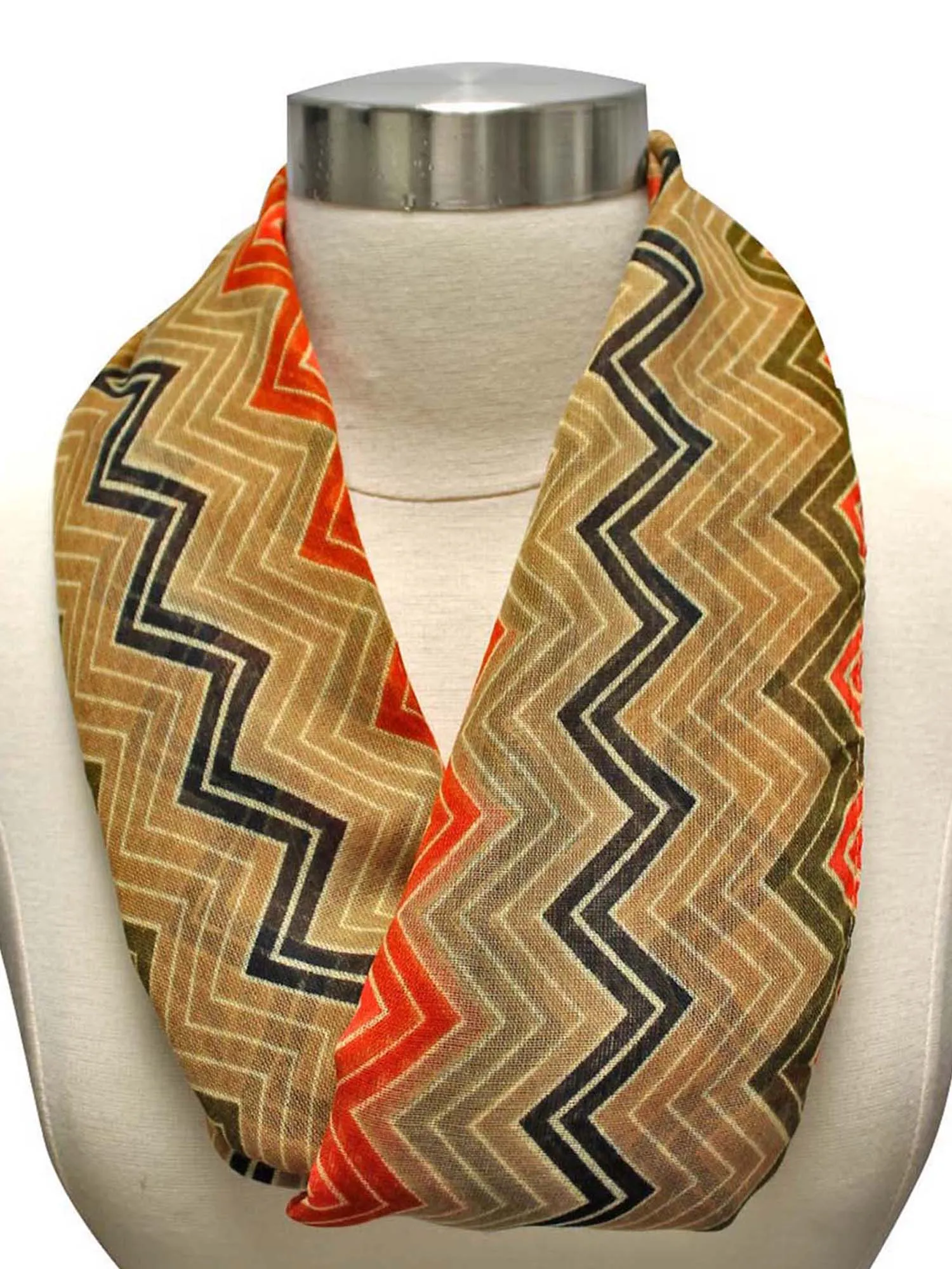 Tribal Print Ring Scarf