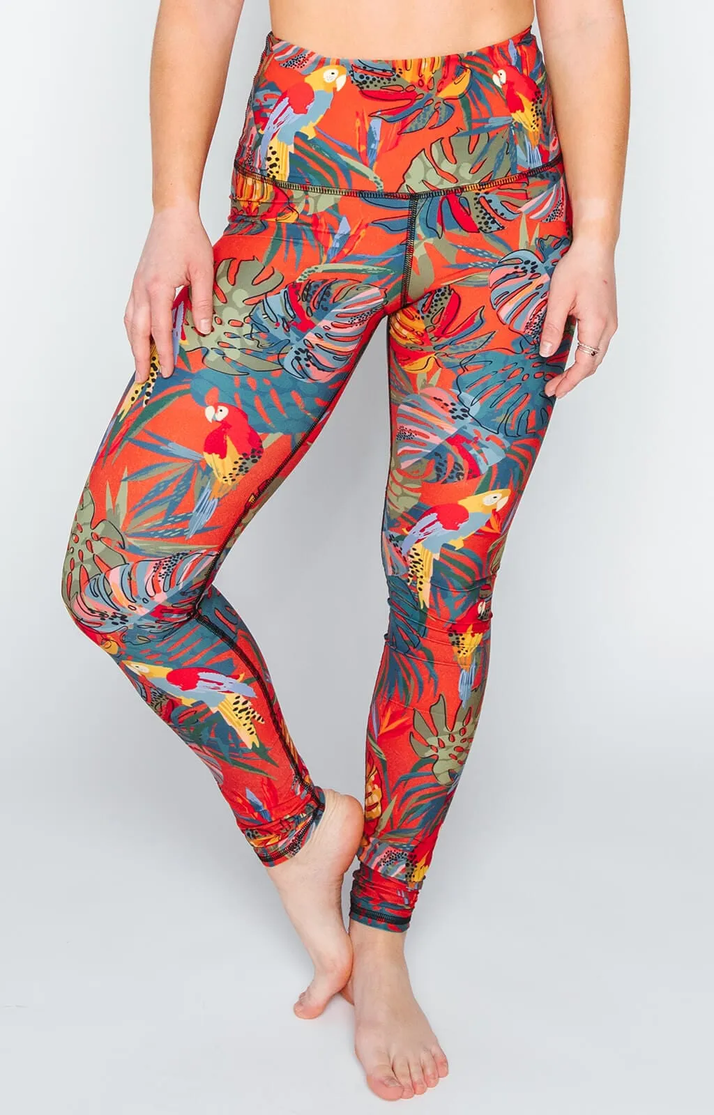 Tropical Paradise Printed Yoga Leggings