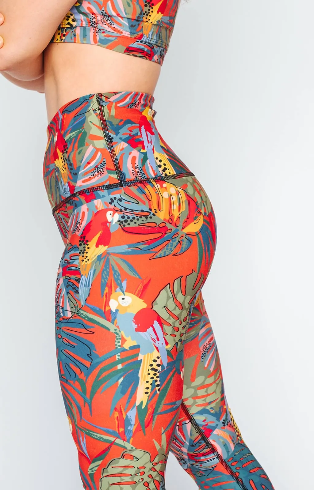 Tropical Paradise Printed Yoga Leggings