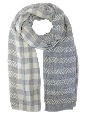 Twill Herringbone Oblong Neck Scarf