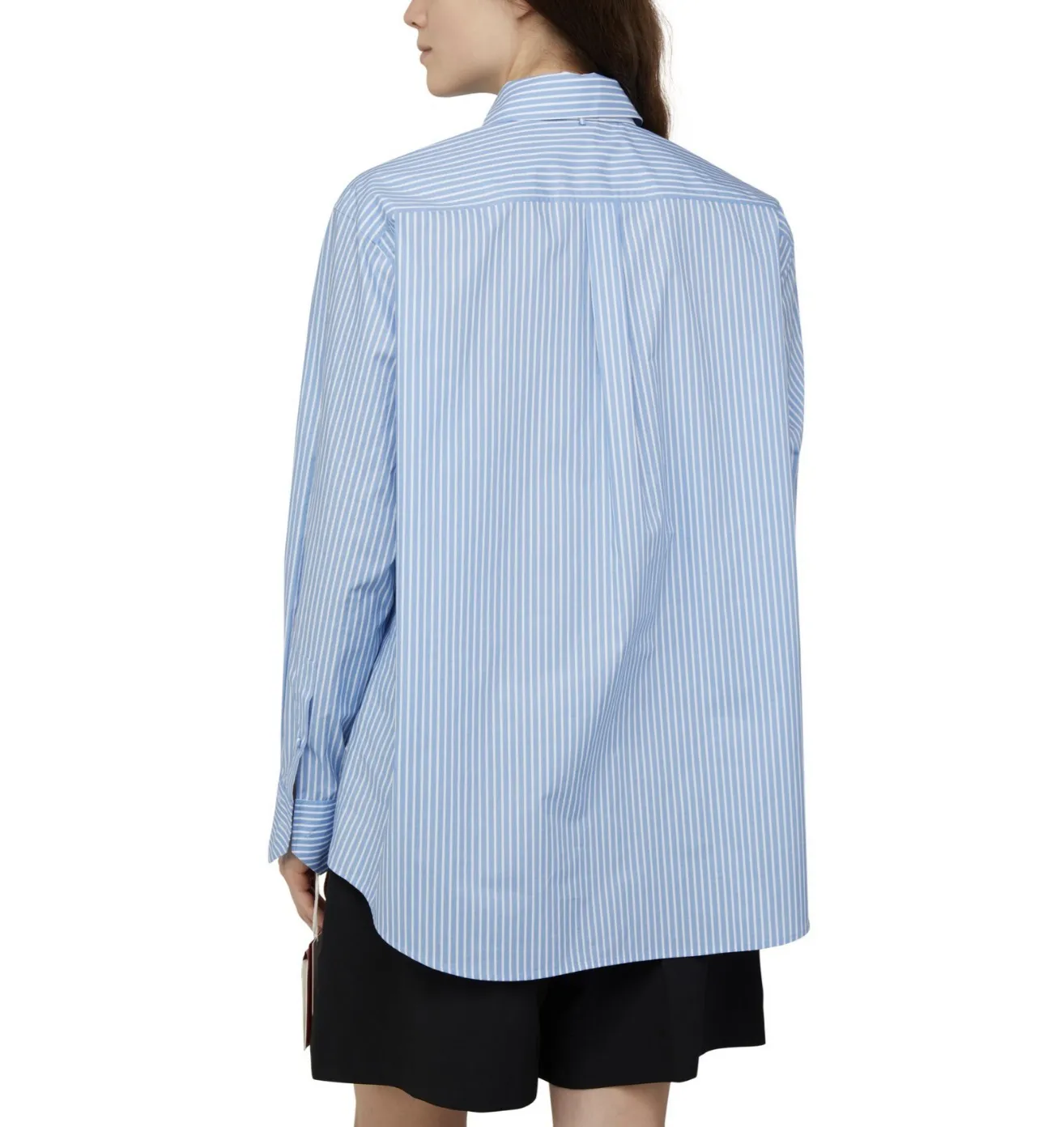 VALENTINO  |Stripes Casual Style Long Sleeves Cotton Elegant Style