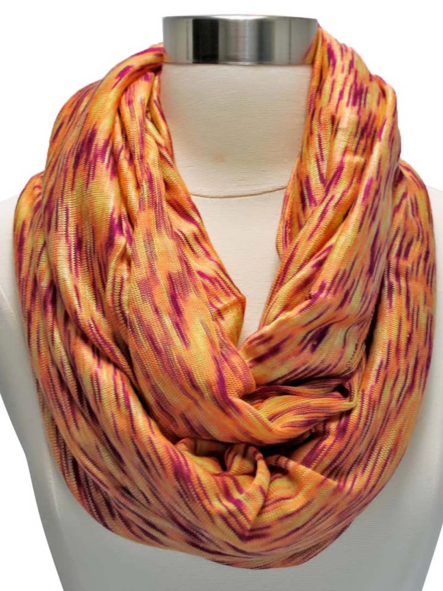 Variegated Light Knit Infinity Scarf