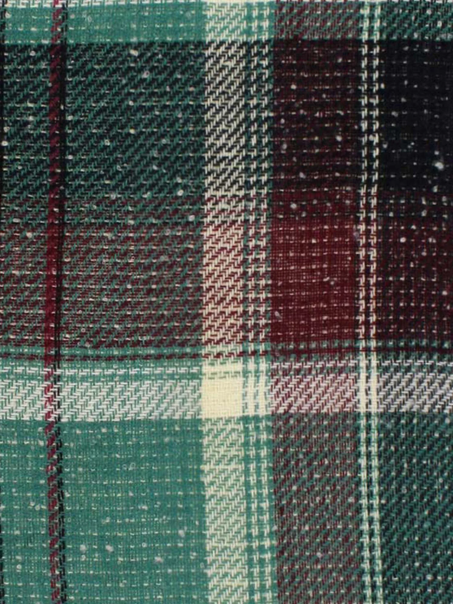 Vintage Style Plaid Blanket Scarf Wrap