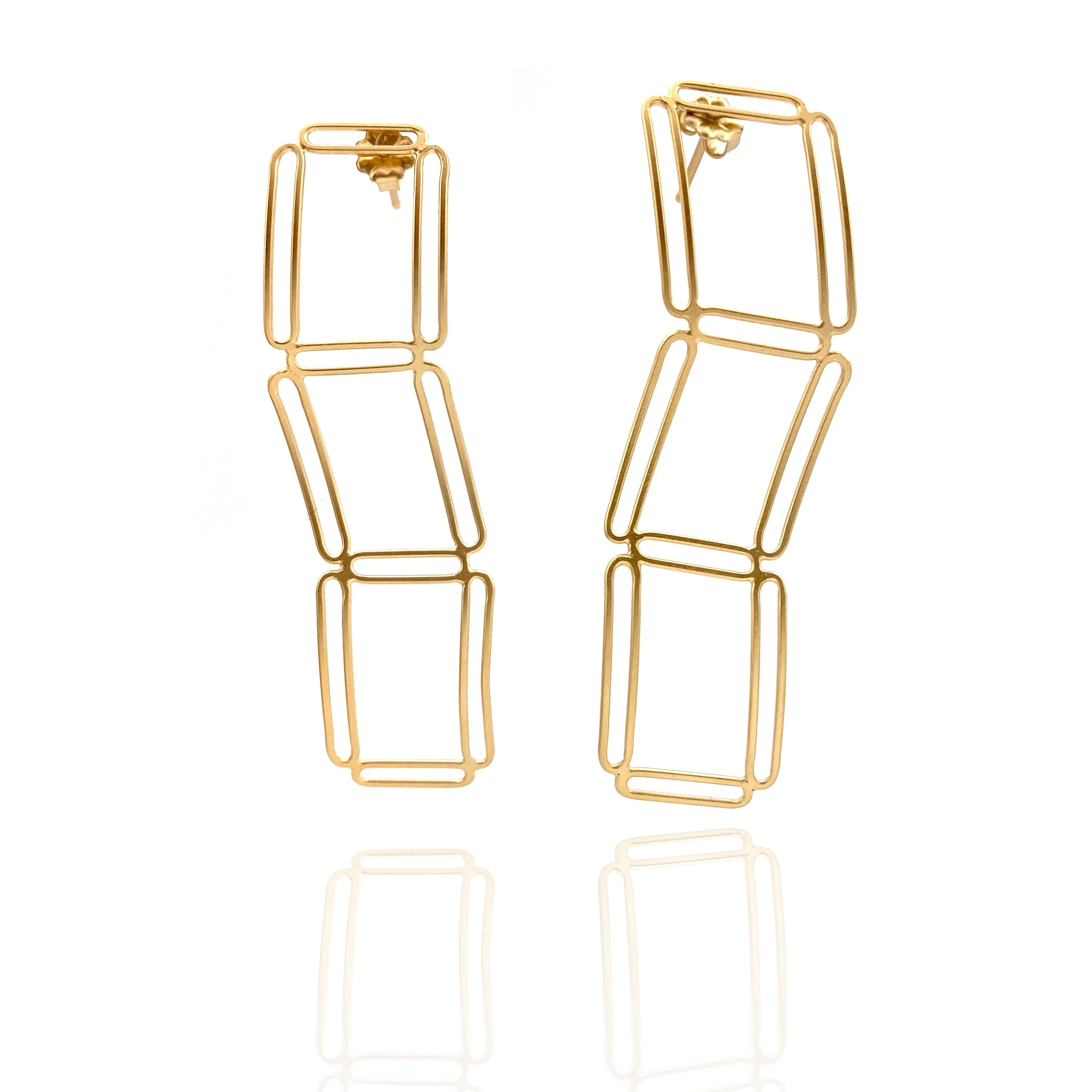 Wavy Ladder Earrings