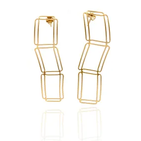 Wavy Ladder Earrings