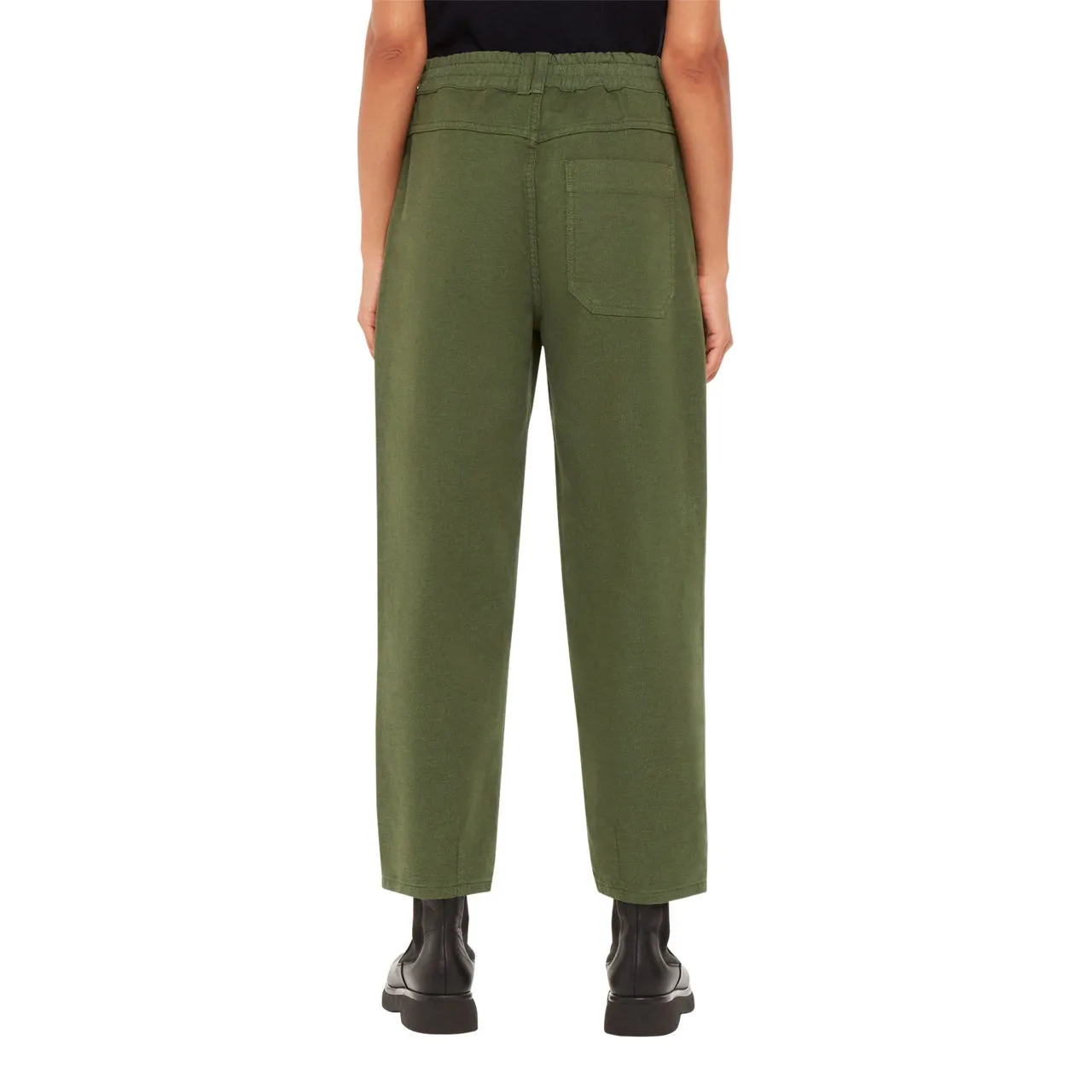 WHISTLES Tessa Mid-Rise Casual Trousers - Green