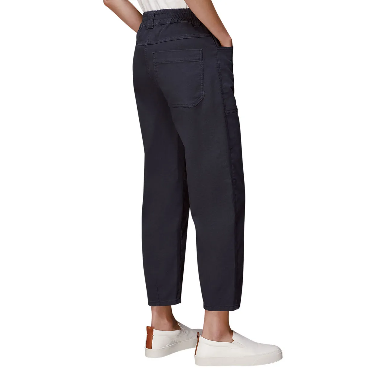 WHISTLES The Sustainable Edit Tessa Casual Trousers - Black