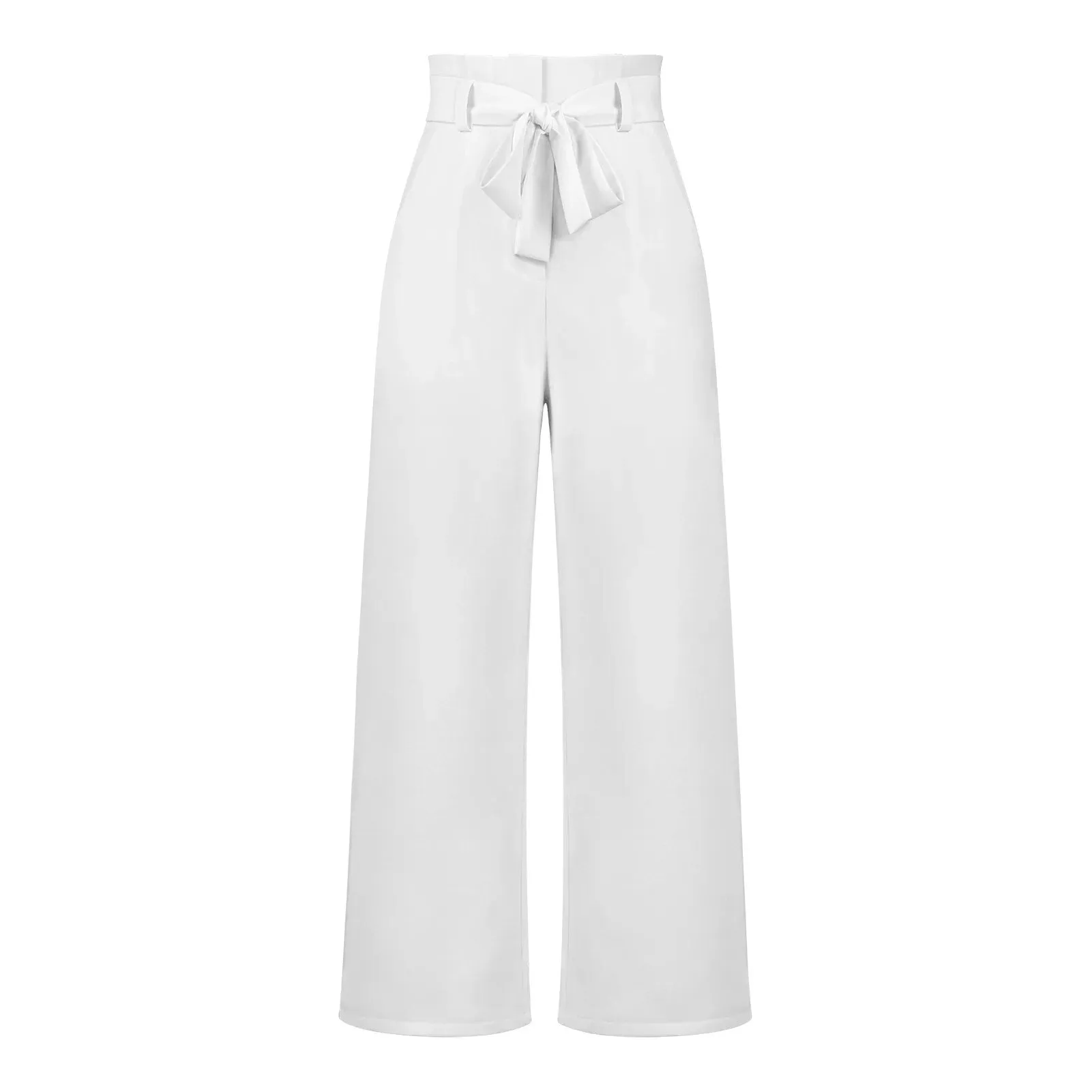 Women Chic Fashion Office Wear Straight Pants