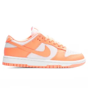 Women's Dunk Low - Peach Cream/White