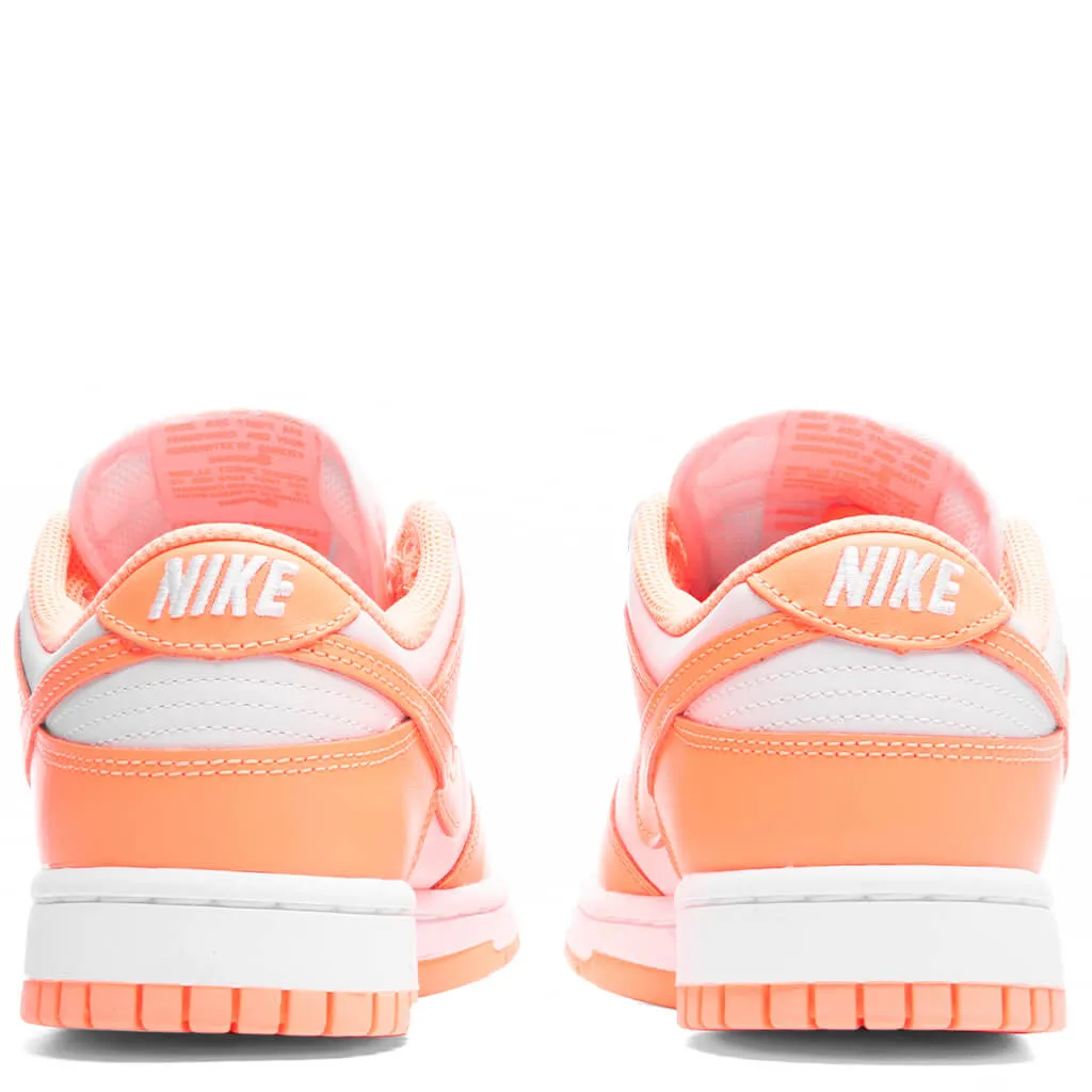 Women's Dunk Low - Peach Cream/White