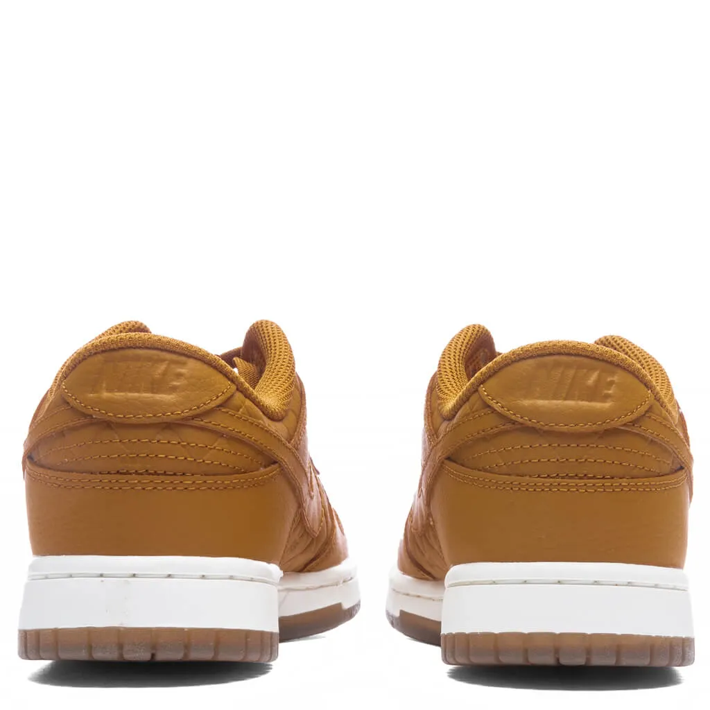 Women's Dunk Low - Wheat/Gum Light Brown