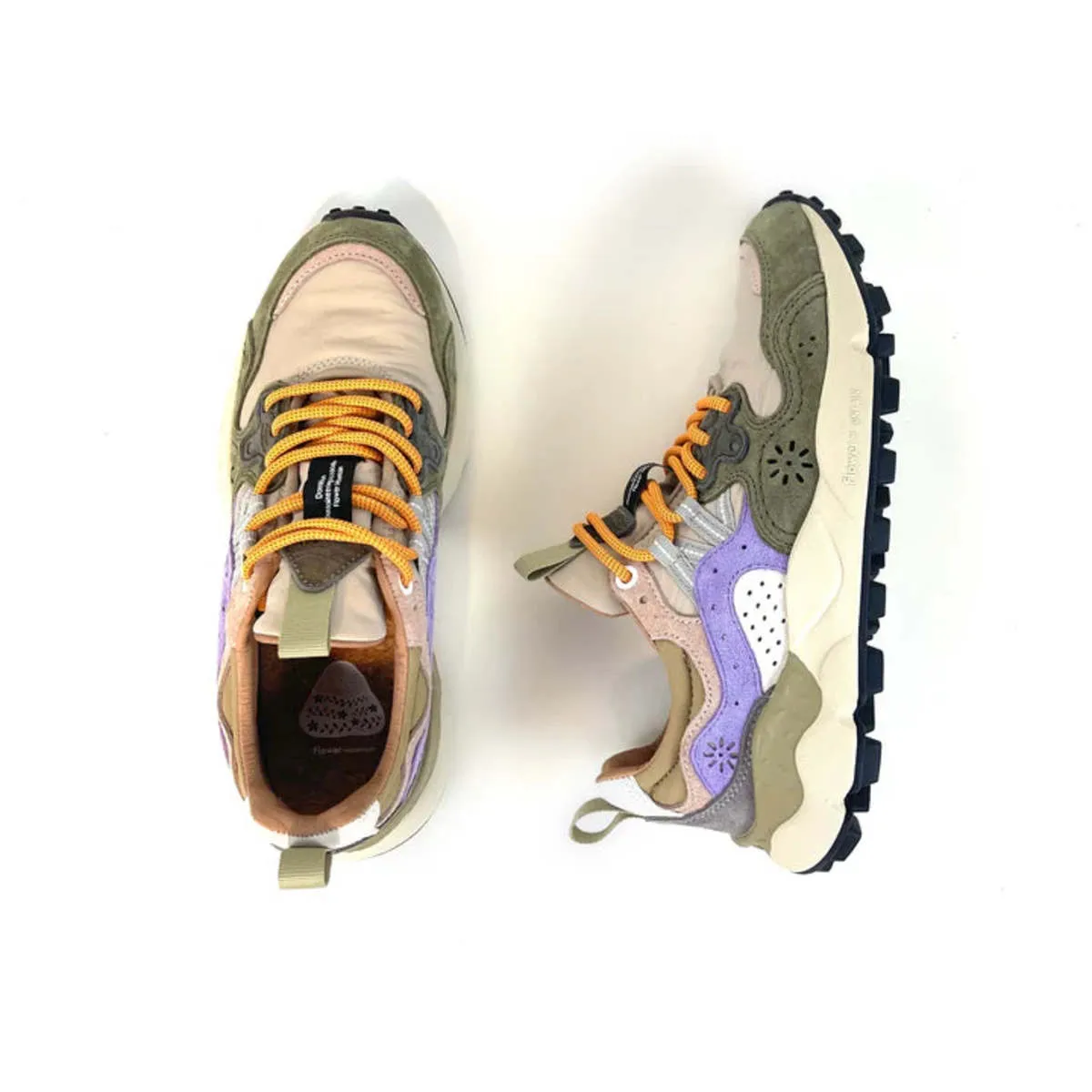 Yamano 3 Sneaker - Militare/Taupe/Violet